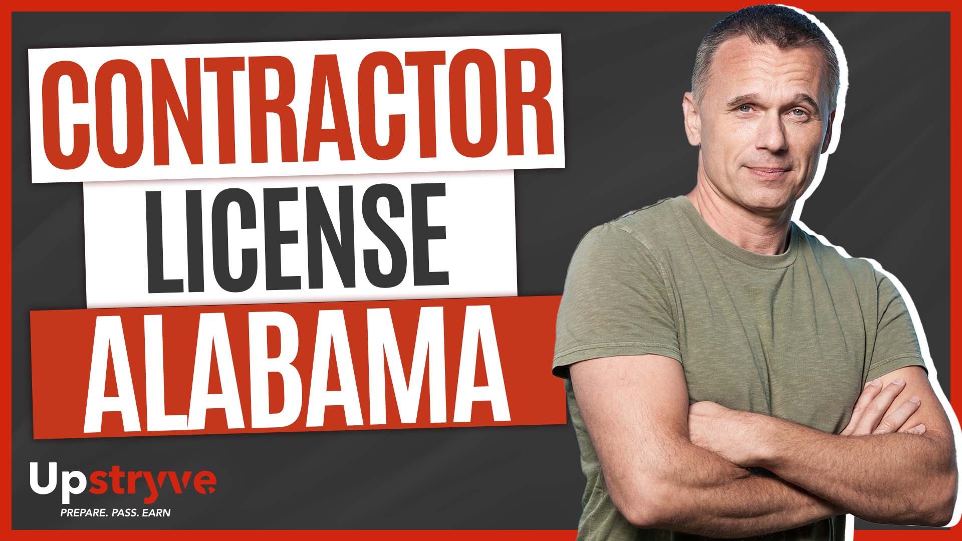 How to become a contractor in the state of Alabama. Becoming a GeneralContractor in Alabama. How to become a Contractor in Alabama, General Contractor Alabama. Alabama General Contractor. How to become a General Contractor in Alabama.

Upstryve is the only tutoring platform dedicated to providing aspiring trades professionals an affordable all-encompassing learning experience. We provide 1-on-1 personalized online exam and licensing prep for trades professionals to confidently pass their state or national exams and get their license.
