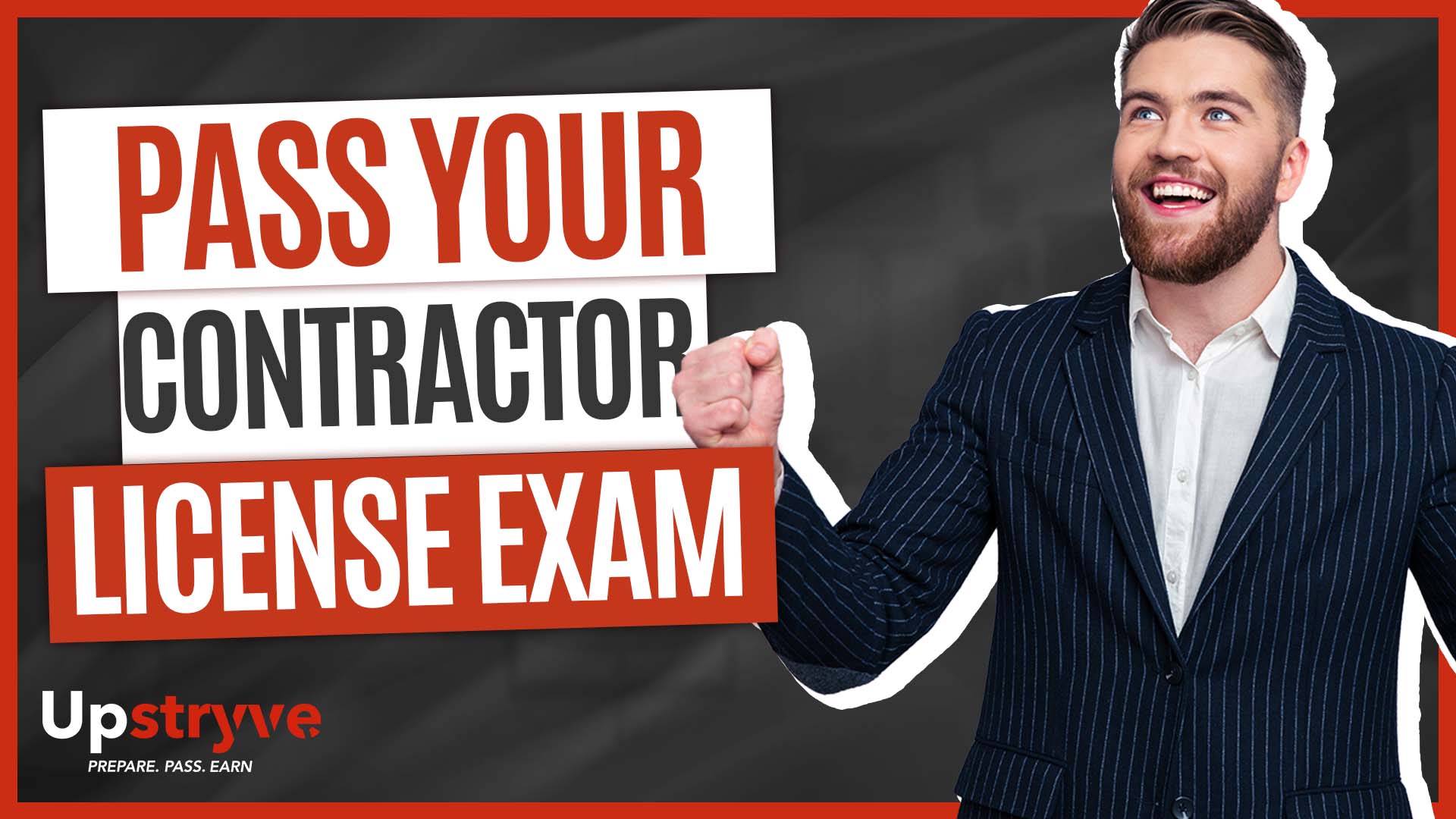 Connect with us today by calling 877-938-1888. In todays video we chat with licensing expert J.D. about the best first steps to take when considering taking your contractor license exam. All trade license exams are difficult and require effective preparation. J.D. goes over one of the many packages Upstryve offers their students in order for them to efficiently study for their exam and pass it on their first attempt. If you would like to learn more click on the links below.

Call us today: 877-938-1888
Website: https://www.upstryve.com​
Book Store: https://store.upstryve.com