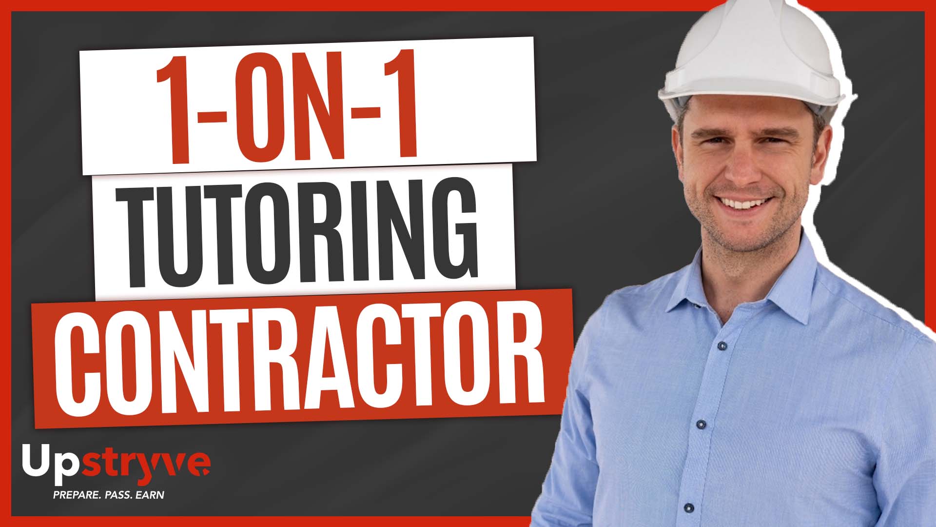 If you are looking for the best way to prepare for your contractor license exam then you've found it. Upstryve tutors are active and retired trade professionals who can help you 1 on 1 with any of your struggles. Our tutors have flexible schedules to meet you when it's most convenient for you. 

All of our 1 on 1 tutoring sessions are online which means you can now effectively prepare for your contractor license exam from the comfort of your own home. Upstryve tutors have years of experience in the trades and in the field which is why having them guide you through the studying process is so crucial. 

They have helped thousands of students study and pass their contractor license exams on their first try. Find a tutor today by clicking above or below. Take advantage of our 1 free hour promotion and find out how valuable the 1 on 1 online tutoring really is.