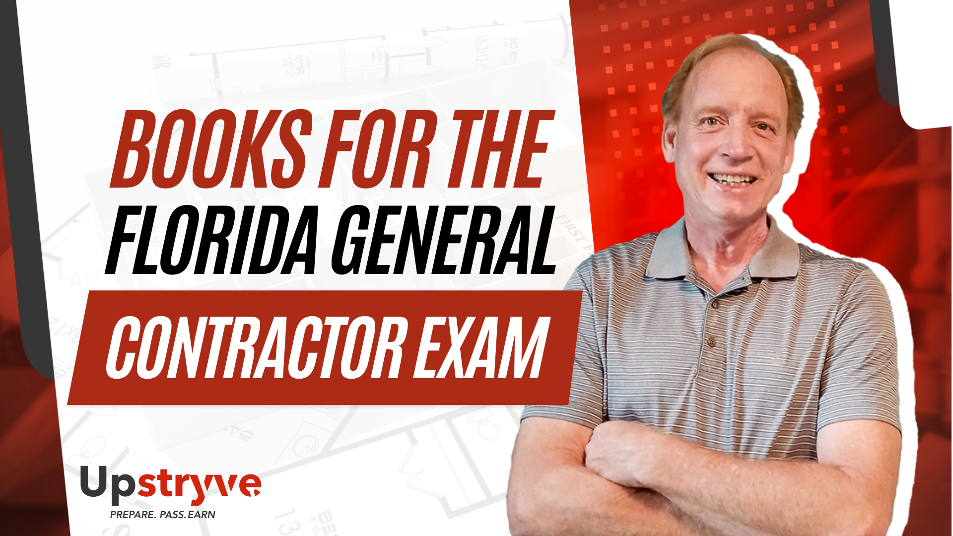 Becoming a General Contractor in the state of Florida requires a few different steps. In today's video we chartt with Upstyrve mentor and Florida Contractor Jack Sheffield. He gives us some key insights on the books required for the Florida General Contractor License Exam.