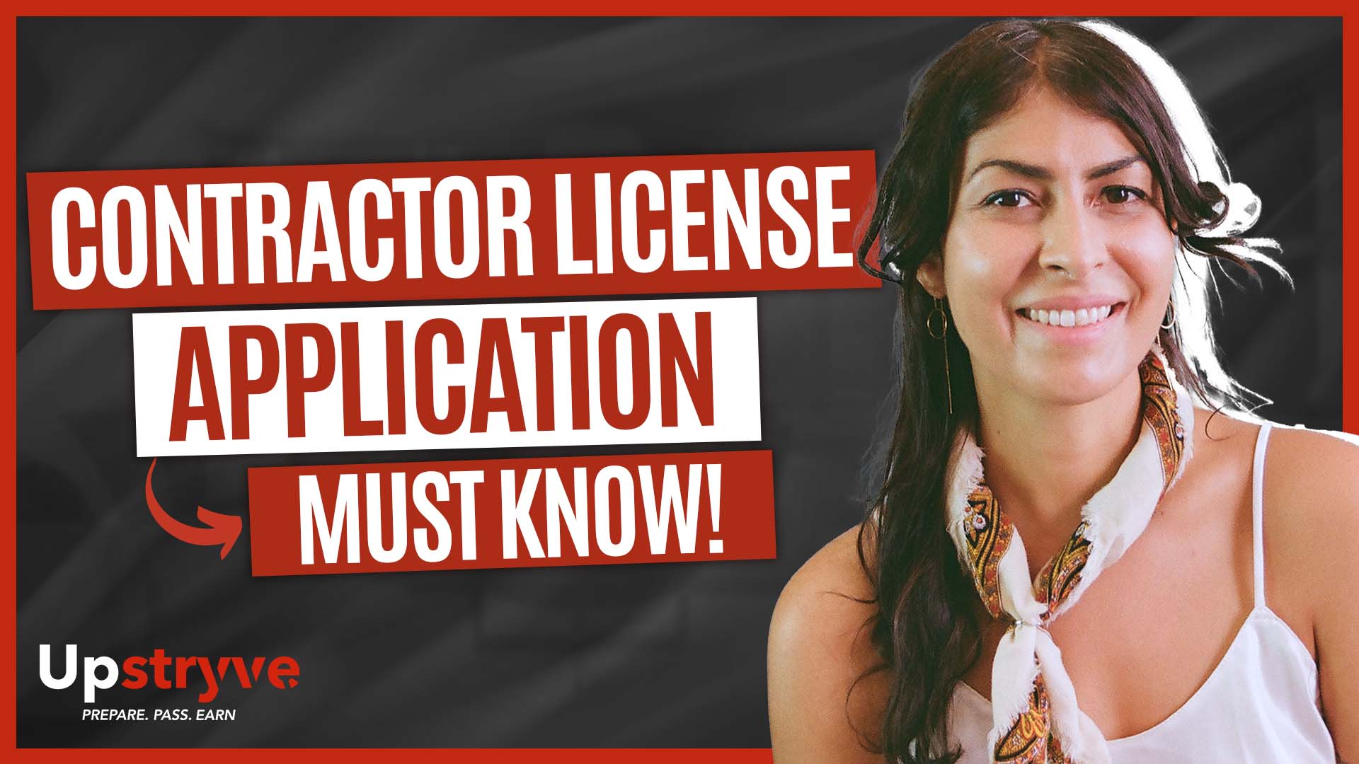 Lauren Ruiz is the Upstryve Director of Applications. She and her team can help you perfectly fill out and deliver your licensing application so that you save time and money through this difficult process. In today's video, she goes over how you can still qualify to obtain your General Contractor's license even if you have a criminal background. If you need help with your licensing application feel free to email her at Lauren@upstryve.com.